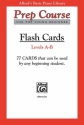 Alfred Prep Course Flash Cards Levels A-B for piano