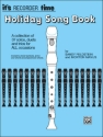 HOLIDAY SONG BOOK / RECORDER  Default setting