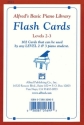 Alfred's Basic Piano Flash Cards Lvl 2/3  Piano teaching material