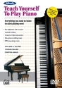 Various Teach Yourself Piano DVD  Electronic Keyboard