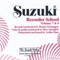 Suzuki Recorder School vol.7 & 8  CDs