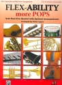 Flex-Ability more Pops: for 4 instruments (flexible ensemble) saxophone (alto/baritone) score