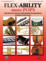 Flex-Ability more Pops: for 4 instruments (flexible ensemble) trumpet/baritone treble clef score