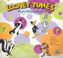 Looney Tunes music writing book 6 staves 32 pages wide spacing