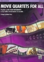 Movie Quartets for all: for 4 instruments (flexible ensemble) tenor saxophone score