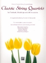 Classic String Quartets for 2 violins, viola, violoncello, string bass and piano score