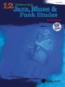 12 Medium easy Jazz Blues and Funk Etudes (+CD) for trumpet