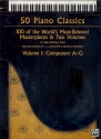 50 Piano Classics vol.1 Composers A-G