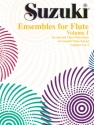 Suzuki Ensembles for Flute vol.1 flute parts 2 and 3 for flute school vol.1 and 2