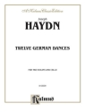 12 German Dances for 2 violins and cello score and parts