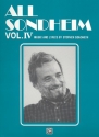 All Sondheim vol.4: Songbook piano/vocal/guitar Music and lyrics by Stephen Sondheim