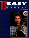 15 easy jazz blues and funk etudes (+Online Audio) for Bb trumpet and clarinet