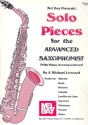 Solo Pieces for the Advances Saxophonist for Saxophone and Piano Leonard, Michael, Ed