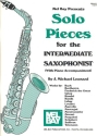 Solo Pieces for the Intermediate Saxophonist for Saxophone and Piano Leonard, Michael, Ed