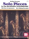 Solo Pieces for the beginning Saxophonist for saxophone and piano