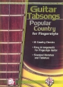 Guitar Tabsongs: popular country for fingerstyle guitar (standard notation+tablature) 14 country classics