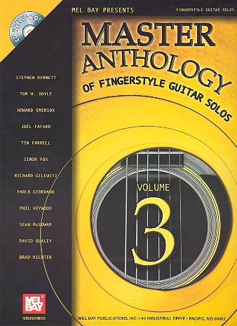 Master anthology of fingerstyle guitar solos vol.3 (+CD)