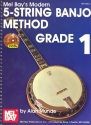 5-String Banjo Method Grade 1 (+2 CD's) for banjo in tablature