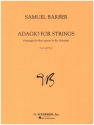 Adagio for Strings for 4 flutes score and parts