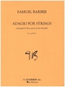 Adagio for Strings for 4 flutes score and parts
