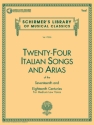 24 Italian Songs and Arias (+Audio Access) for medium low voice