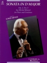 SONATA D MAJOR OP.2,5 FOR FLUTE AND BC MOYSE, LOUIS, ED