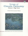 Songs of Claude Debussy vol.1 for high voice and piano
