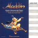 Aladdin: Music Manuscript Paper - Wide Staff  Buch