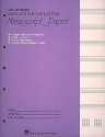 Bass Guitar Tablature Manuscript Paper