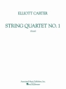 Elliott Carter, String Quartet No.1 Streichquartett Partitur