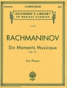 6 Moments Musicaux op.16 for piano