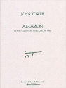 Joan Tower, Amazon Flute, Clarinet, Violin, Cello and Piano Partitur + Stimmen