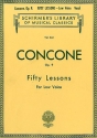 50 Lessons op.9 for low voice and piano