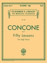 50 Lessons op.9 for high voice and Piano