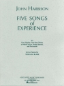 John Harbison, Five Songs of Experience SATB Chorpartitur