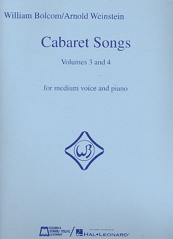 Cabaret Songs vol.3 and 4 for medium voice and piano