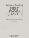 Quartet no.1 for violin, viola, violoncello and piano parts