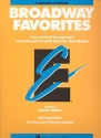 Broadway Favorites: for bariton saxophon Solos and band arrangements