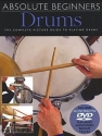 Absolute Beginners: Drums Schlagzeug Buch + DVD