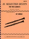 31 Selected Duets for 2 clarinets score