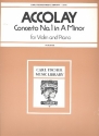 Concerto a minor no.1 for violin and piano