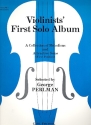 Violinist's first Solo Album A collection of melodious and attractive solos (1. position) with piano