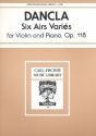 6 Airs varies op.118 for violin and piano