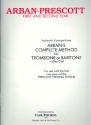 Authentic Excerpts from Arban's complete Method for trombone or baritone in bass clef