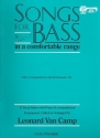 Songs for Bass in a comfortable Range (+CD) for bass and piano