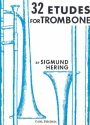 32 etudes for trombone bass clef