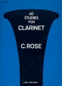 40 Studies vol.1 (1-20) for clarinet