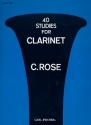 40 Studies vol.1 (1-20) for clarinet