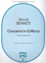 Concerto g minor for tenor saxophone and piano (1. movement)