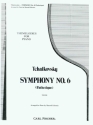 Pyotr Ilyich Tchaikovsky Symphony No. 6 - Pathetique Klavier Solostimme